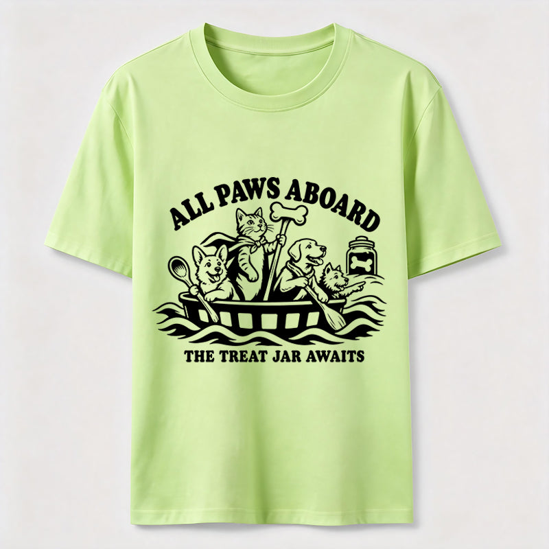 All Paws Aboard Pet Crew T-Shirt