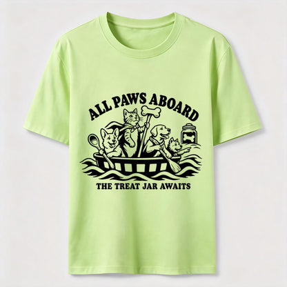 All Paws Aboard Pet Crew T-Shirt