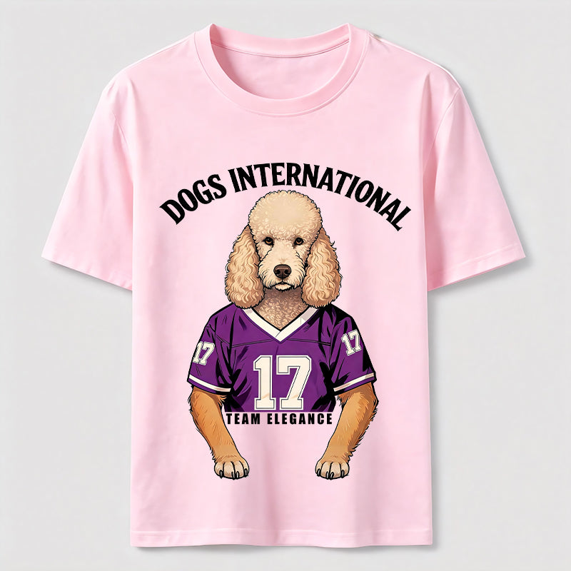 Team Elegance Poodle Athletic T-Shirt