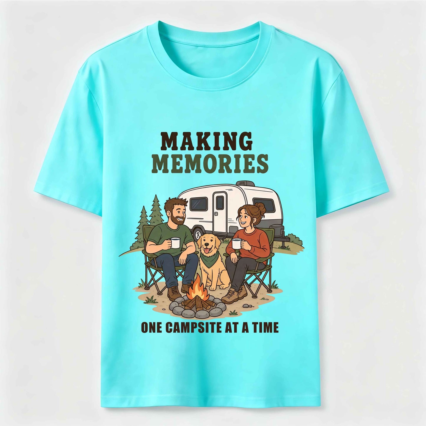 Making Memories Camping with My Dog T-Shirt
