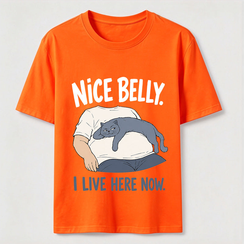 Belly Tenant Cat T-Shirt