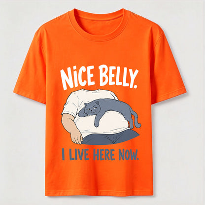 Belly Tenant Cat T-Shirt