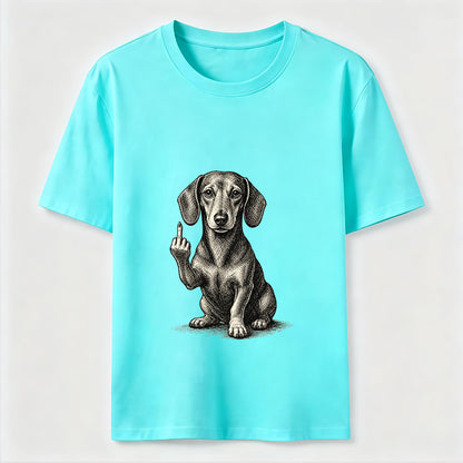 Sarcastic Wiener Dog Attitude Graphic Tee