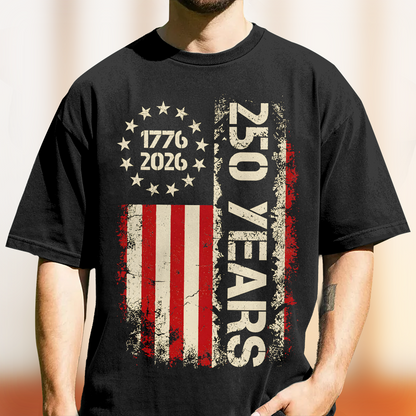 250 Years 1776-2026 American Flag Comfort Shirt LM32 669225
