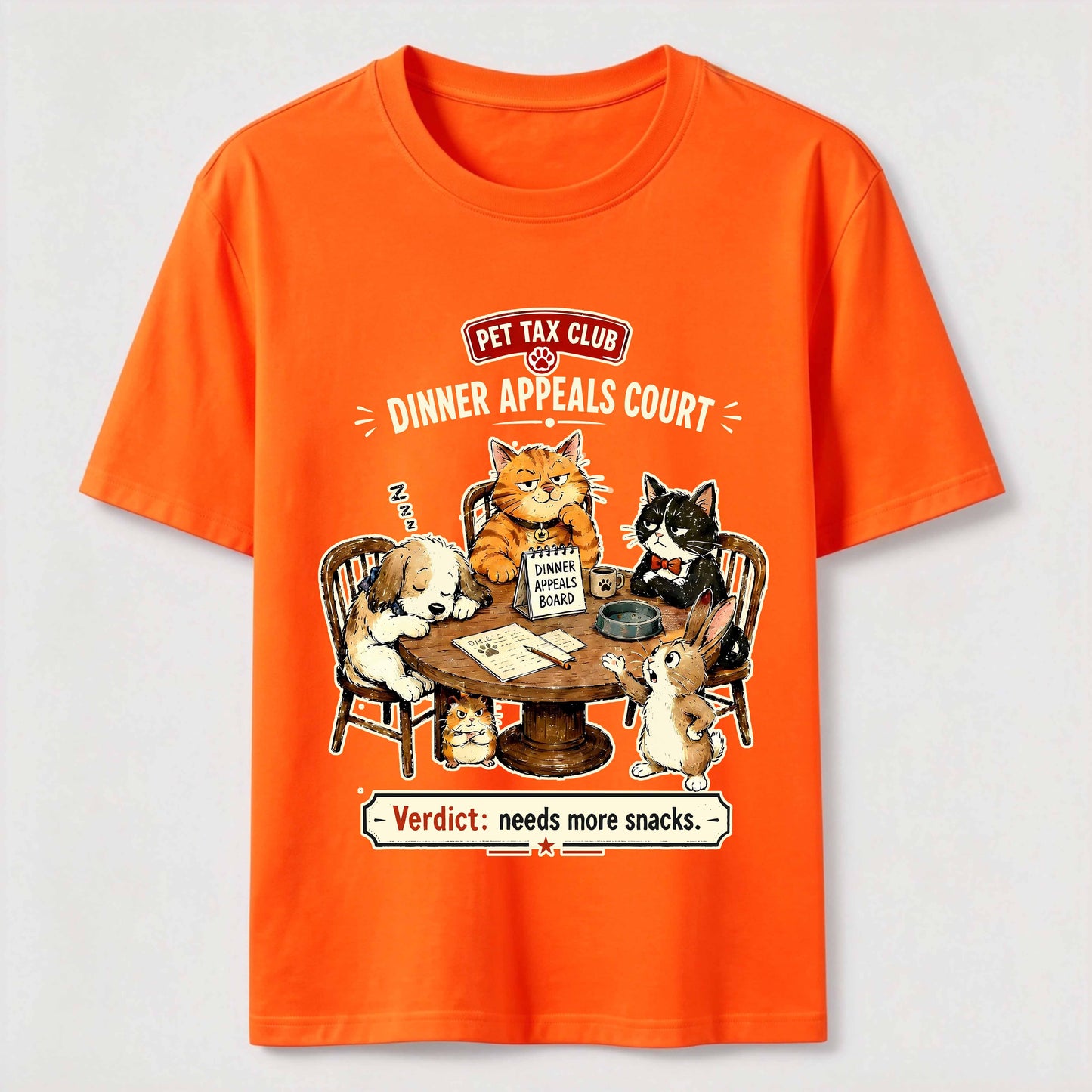 Pet Dinner Review Board T-Shirt