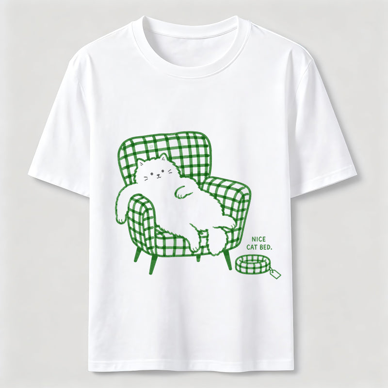 Reserved For The Lazy Cat Lover Graphic Tee