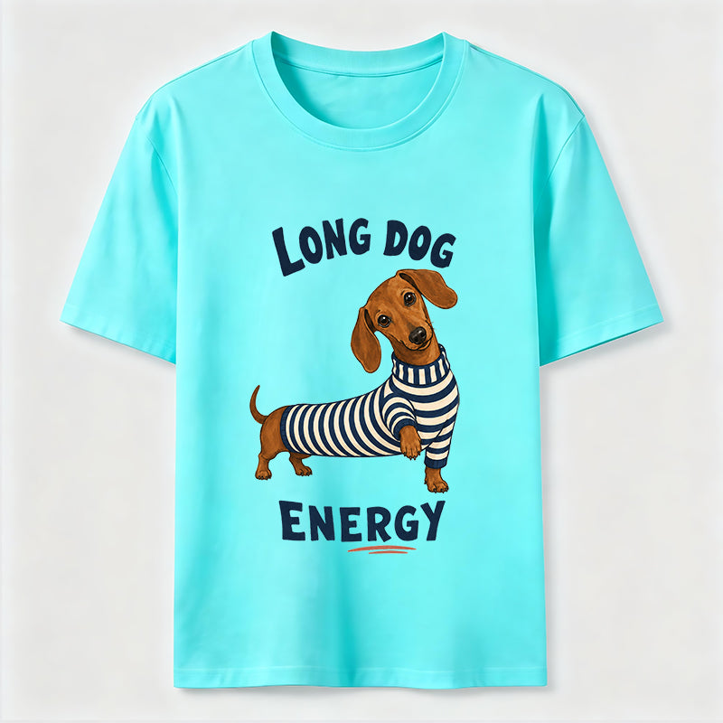 Long Dog Energy Dachshund Tee