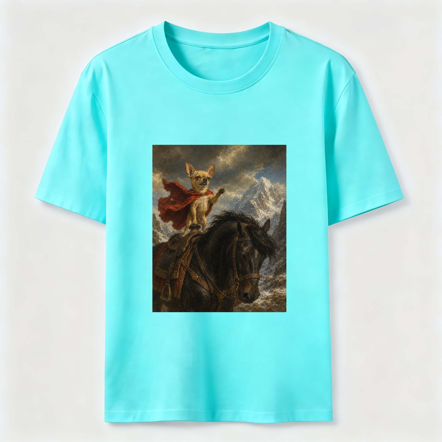 Brave Chihuahua Horseback Tee