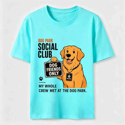 Dog Park Social Club Golden Retriever T-Shirt