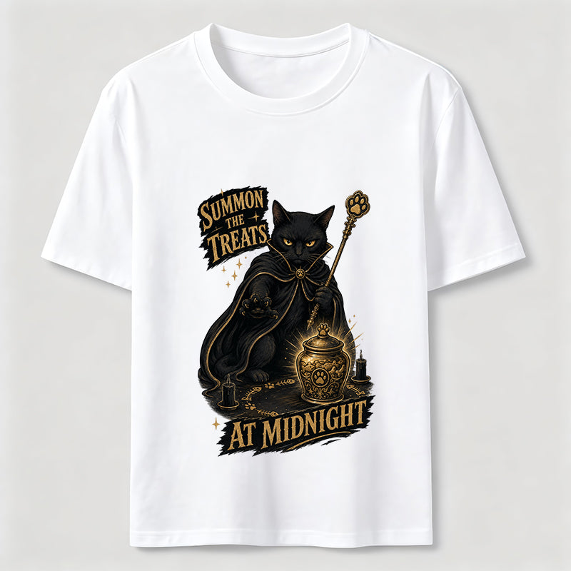 Midnight Treat Summoner Black Cat Tee