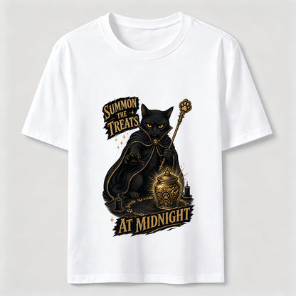 Midnight Treat Summoner Black Cat Tee