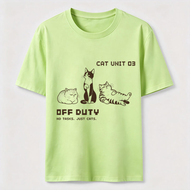 Off Duty Cat Unit Tee