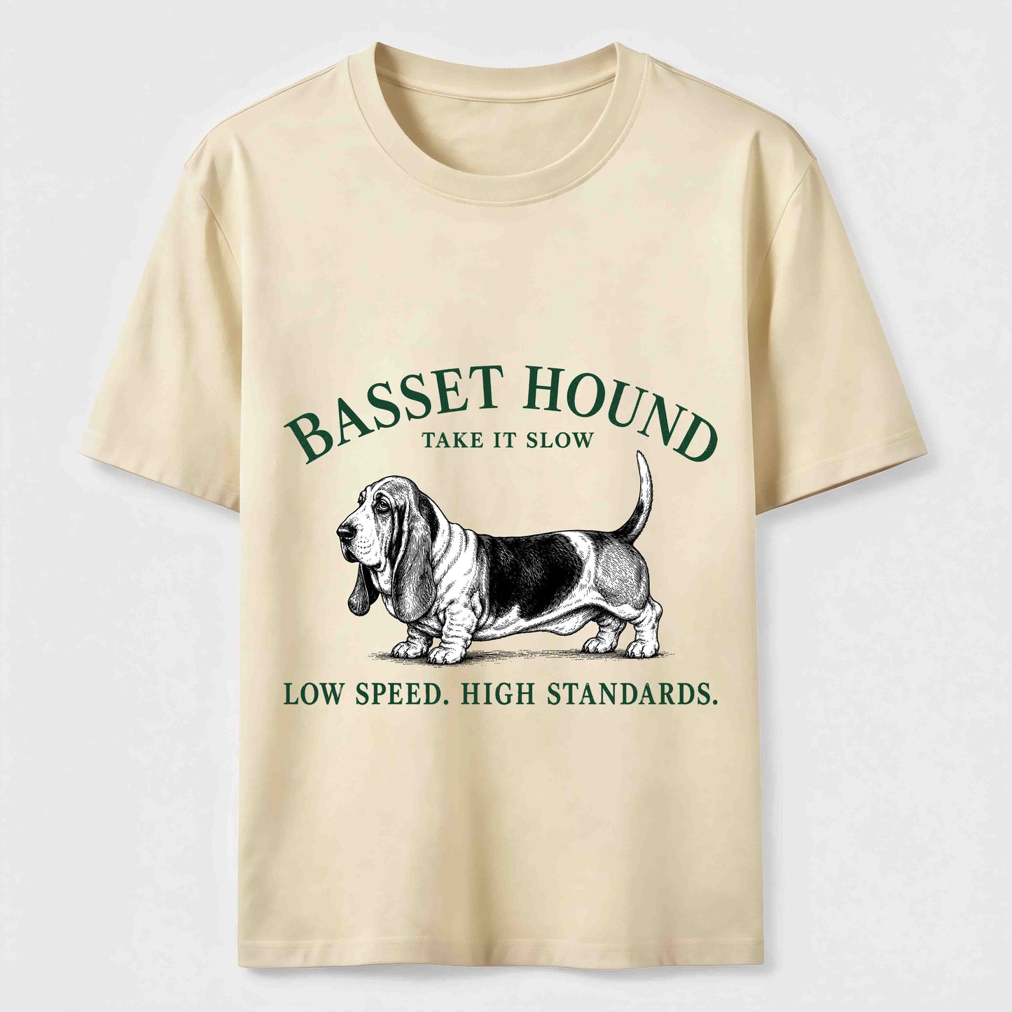 Take It Slow Basset Hound Tee