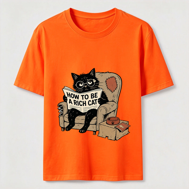 How to Be a Rich Cat T-Shirt