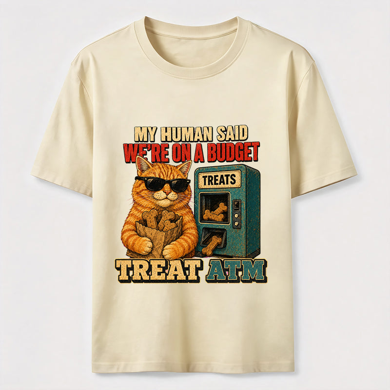 Cat Treat Dispenser Humor T-Shirt