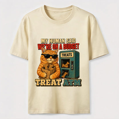 Cat Treat Dispenser Humor T-Shirt