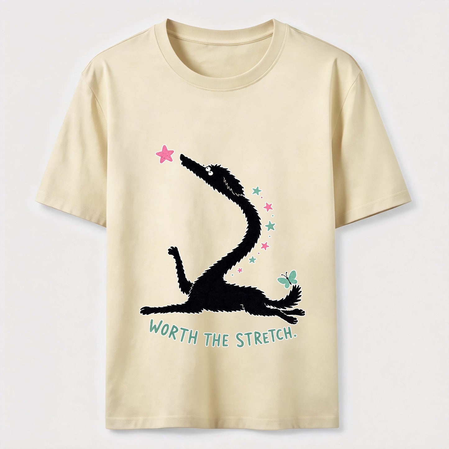 Worth The Stretch Dog Tee