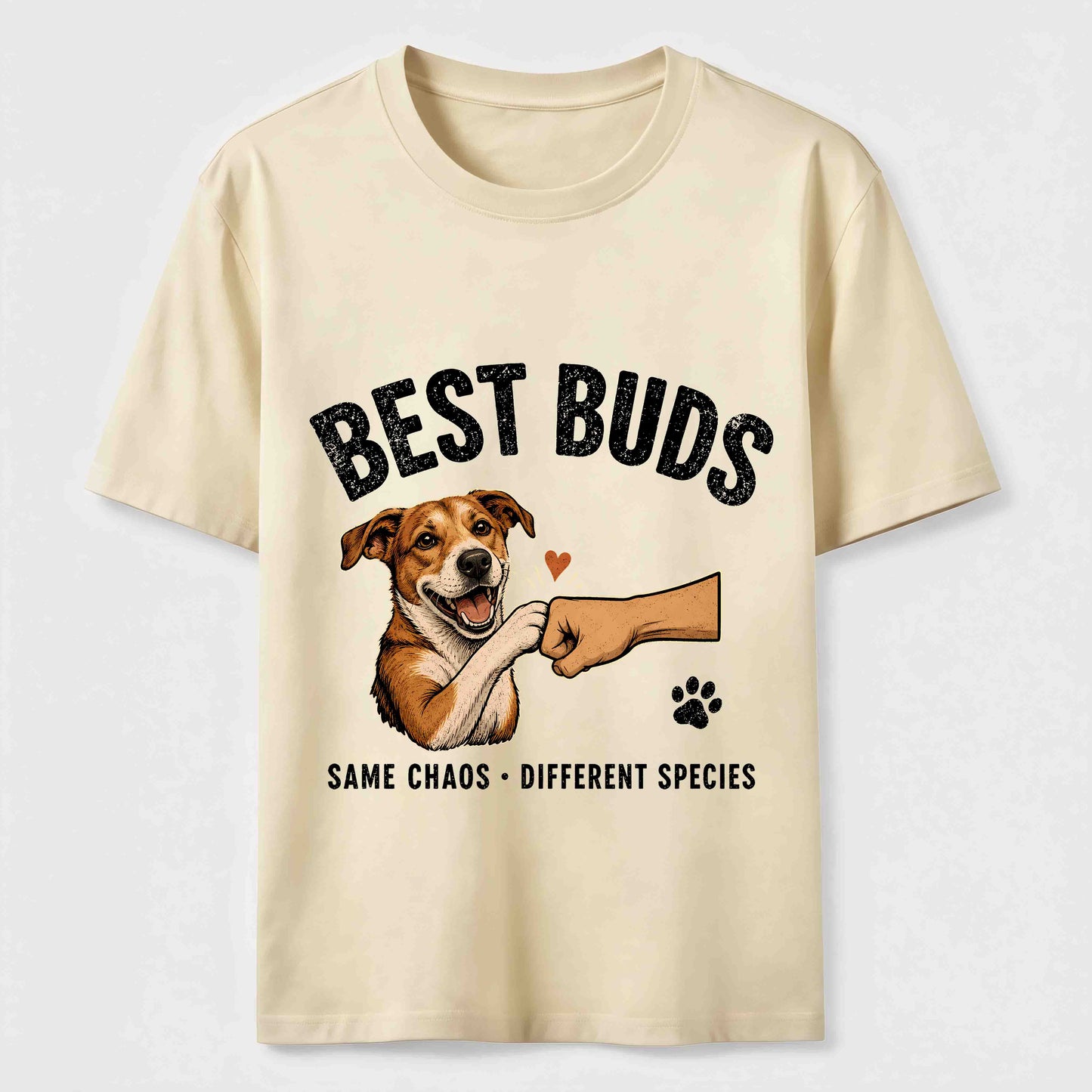Best Buds Same Chaos Funny Dog T-Shirt