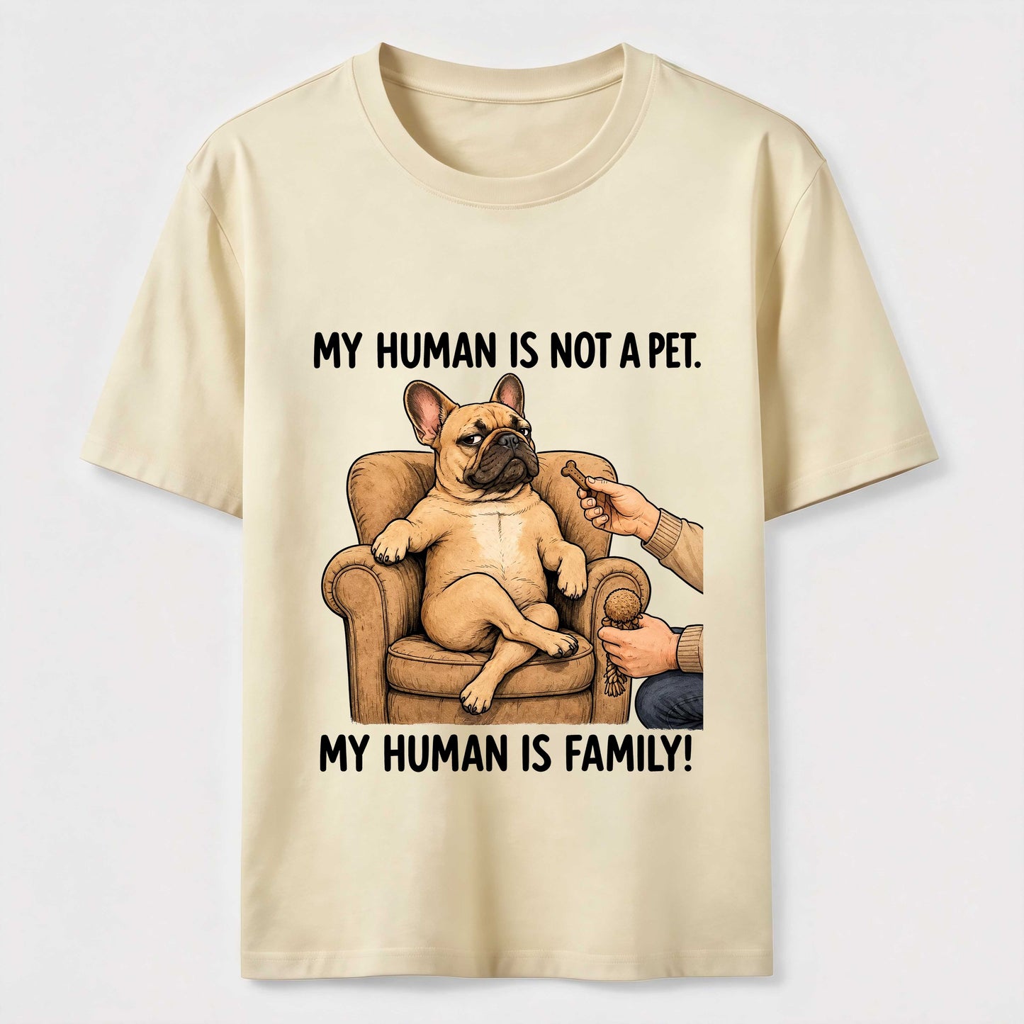 My Human Is Family Frenchie Tee