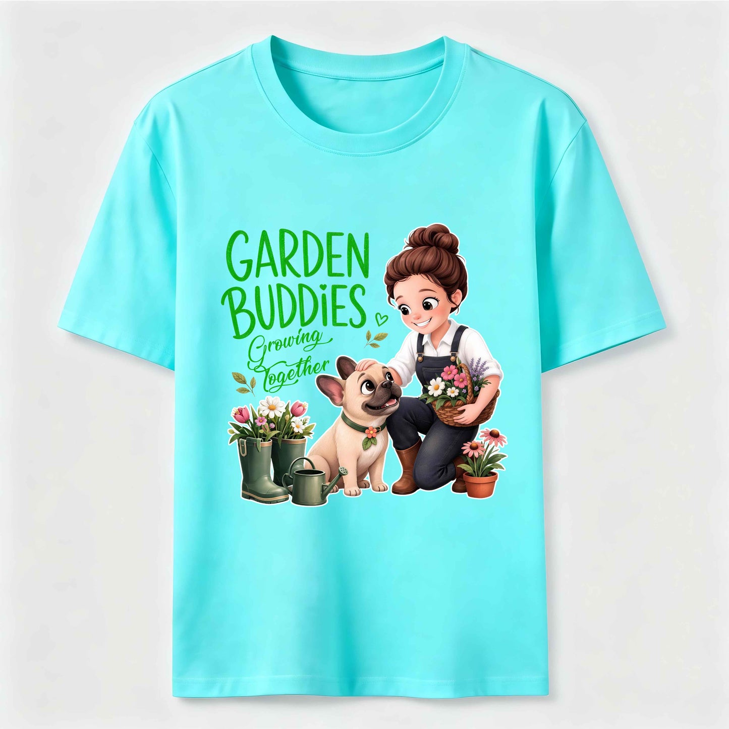Garden Buddies French Bulldog T-Shirt