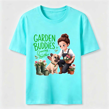 Garden Buddies French Bulldog T-Shirt