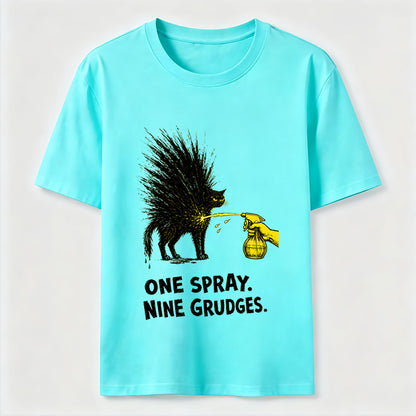 One Spray Nine Grudges Cat Tee