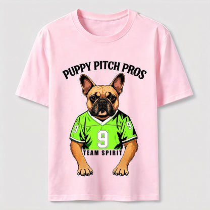 Team Spirit French Bulldog Athletic T-Shirt