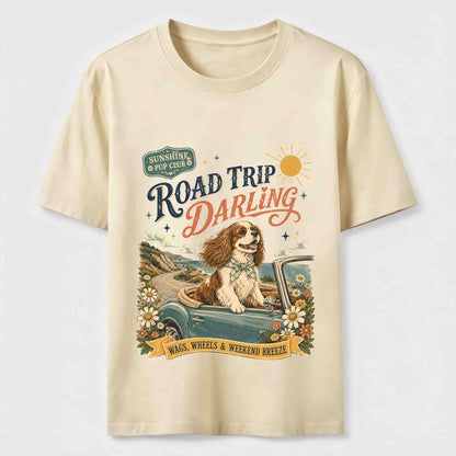 Road Trip Darling Dog Tee