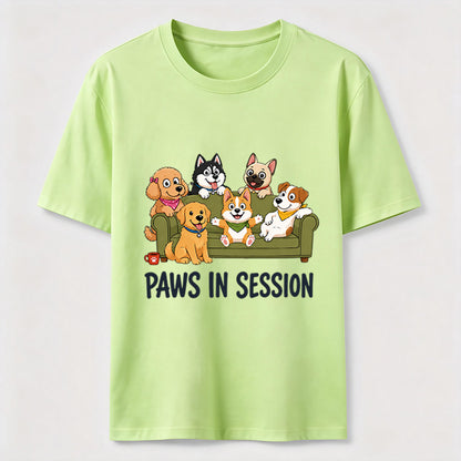 Paws In Session Pet Crew Tee