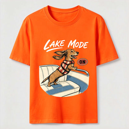 Lake Mode Dachshund Dog Tee