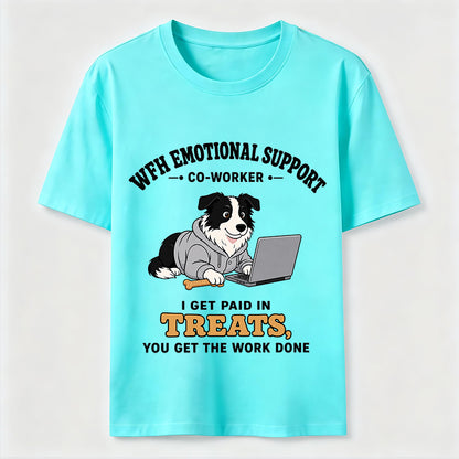 WFH Dog  Funny Emotional Support  T-Shirt