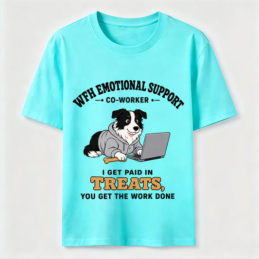 WFH Dog  Funny Emotional Support  T-Shirt