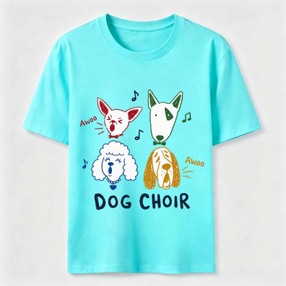 Dog Choir Funny Graphic Tee