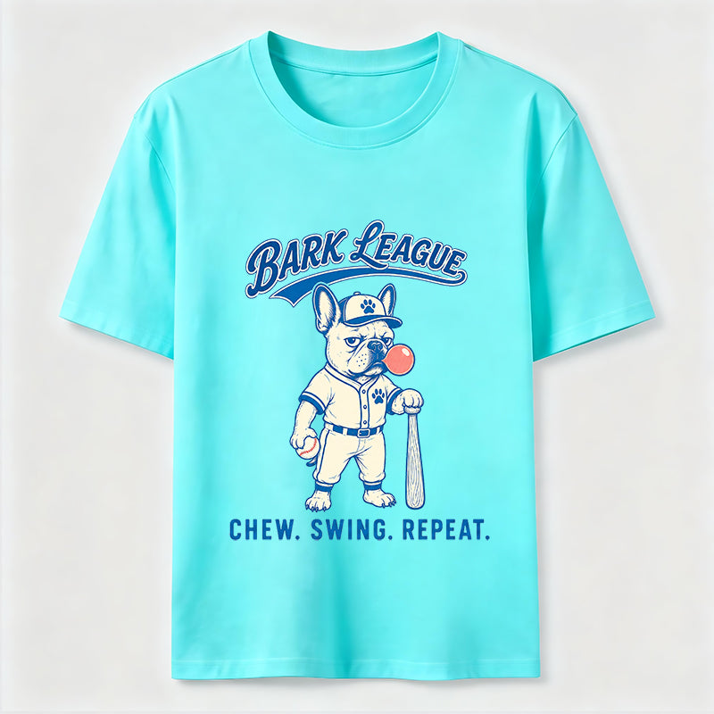 Bark League Baseball Dog Tee