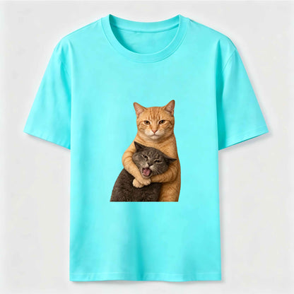 Nobody Messes With My Little Cat Graphic Tee