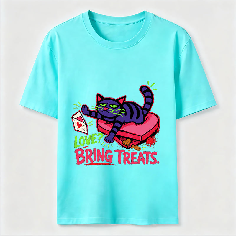 Love Means Treats Cat Tee