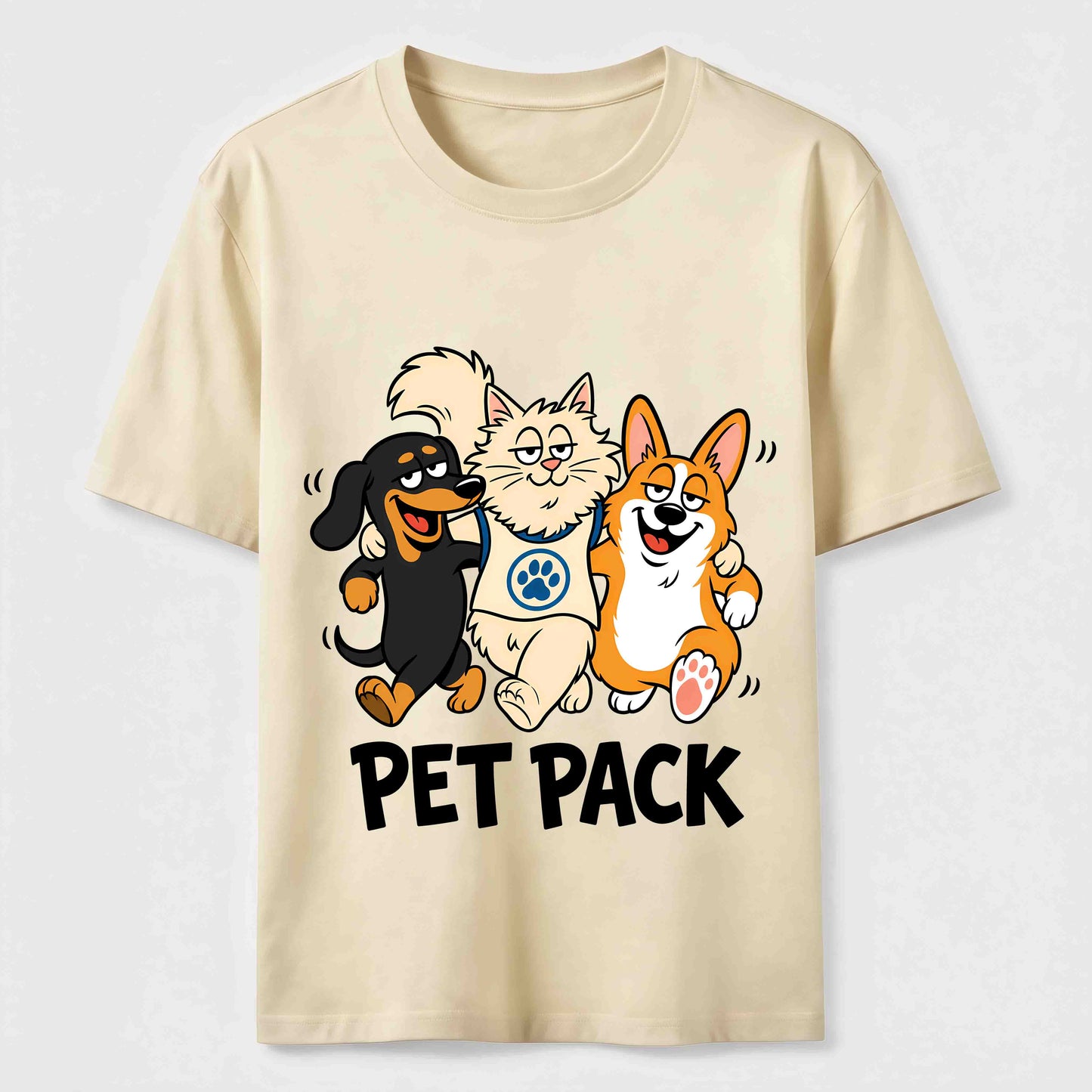 Pet Pack Dog And Cat Tee