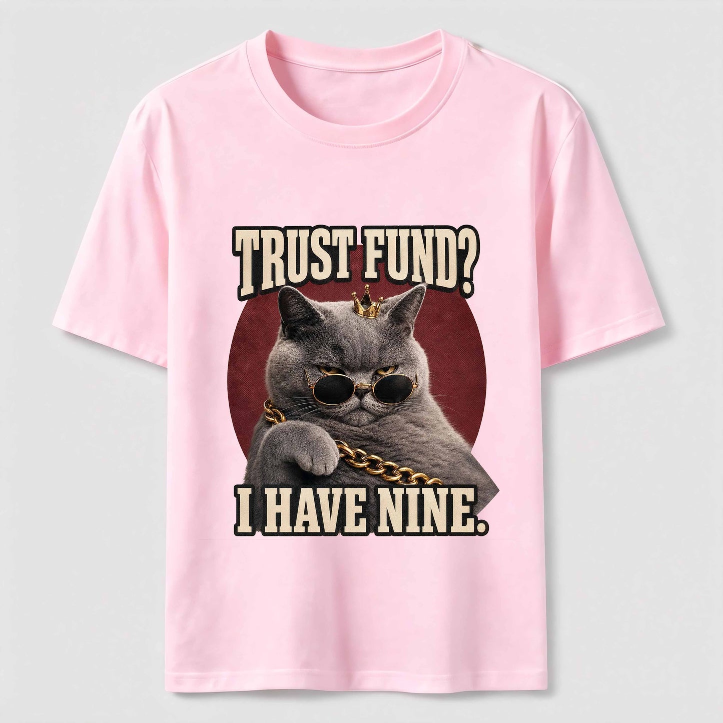 Trust Fund Nine Lives Cat Tee
