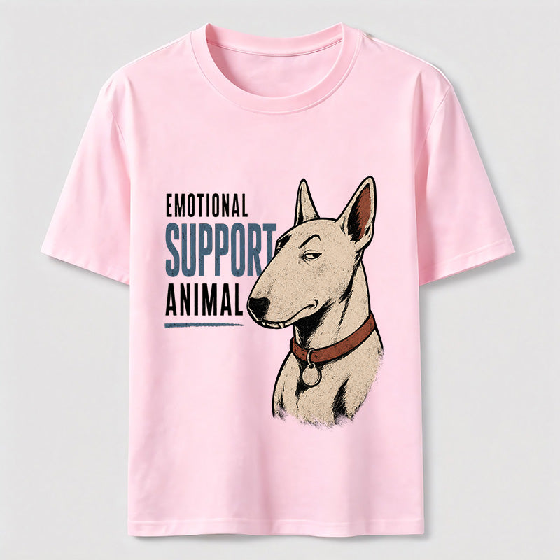 Emotional Support Bull Terrier T-Shirt