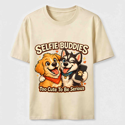 Selfie Buddies Dog T-Shirt