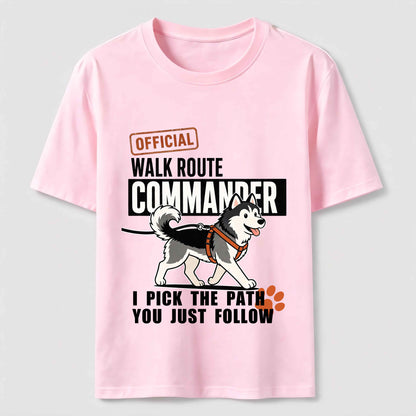 Husky Walk Commander T-Shirt