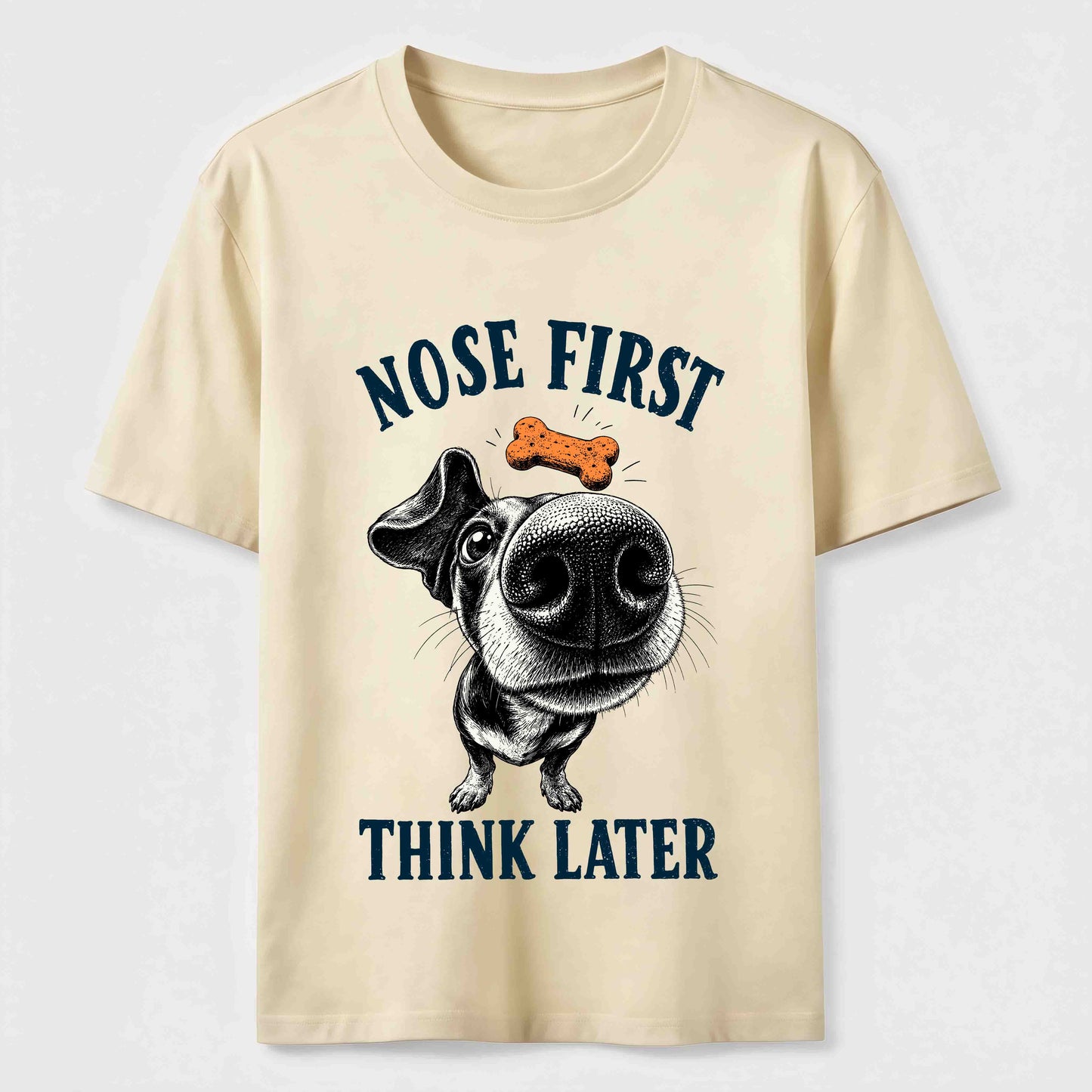 Nose First Dog Tee