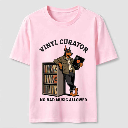 Classic Vinyl Dog Shirt Music & Pet Lover T-shirts