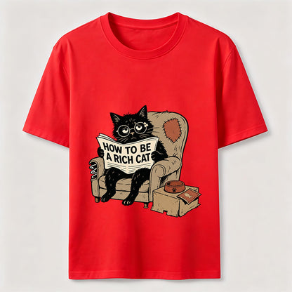 How to Be a Rich Cat T-Shirt
