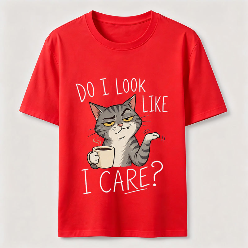Do I Look Like I Care Cat T-Shirt