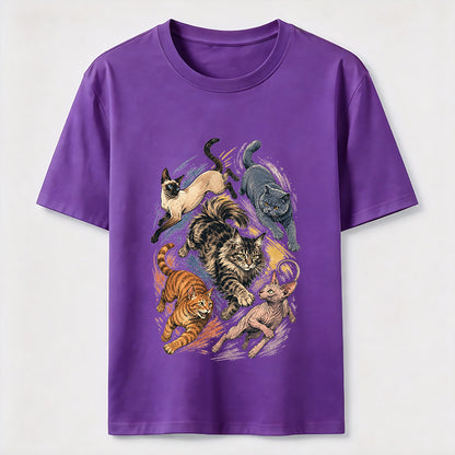 Cat Chase Squad Graphic Tee