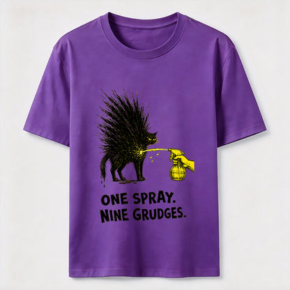 One Spray Nine Grudges Cat Tee