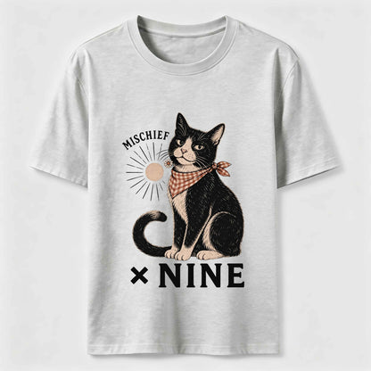 Mischief Times Nine Cat Tee