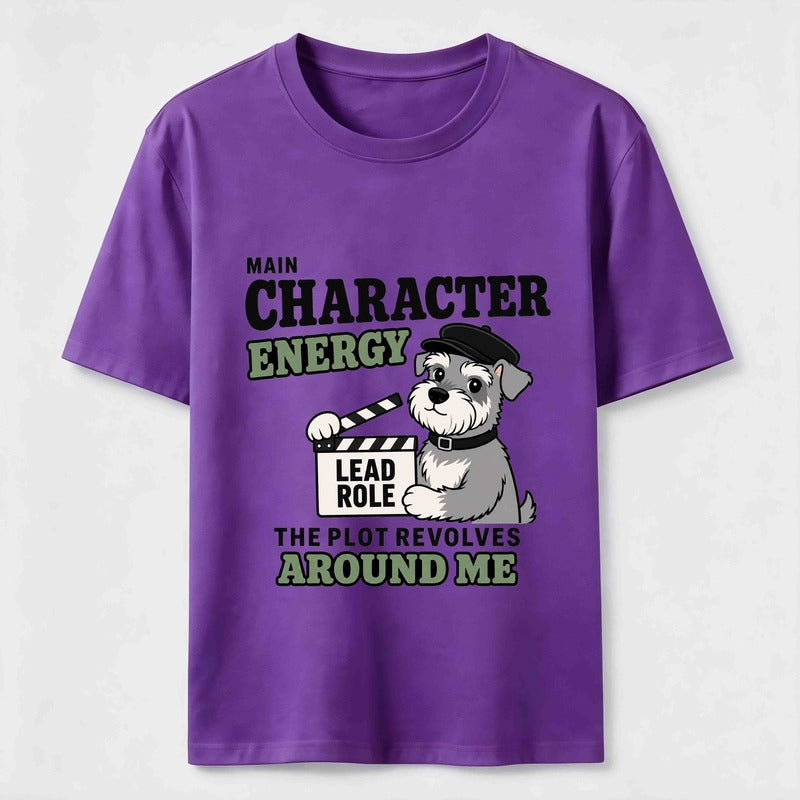 Main Character Dog Funny Schnauzer T-Shirt