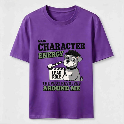 Main Character Dog Funny Schnauzer T-Shirt